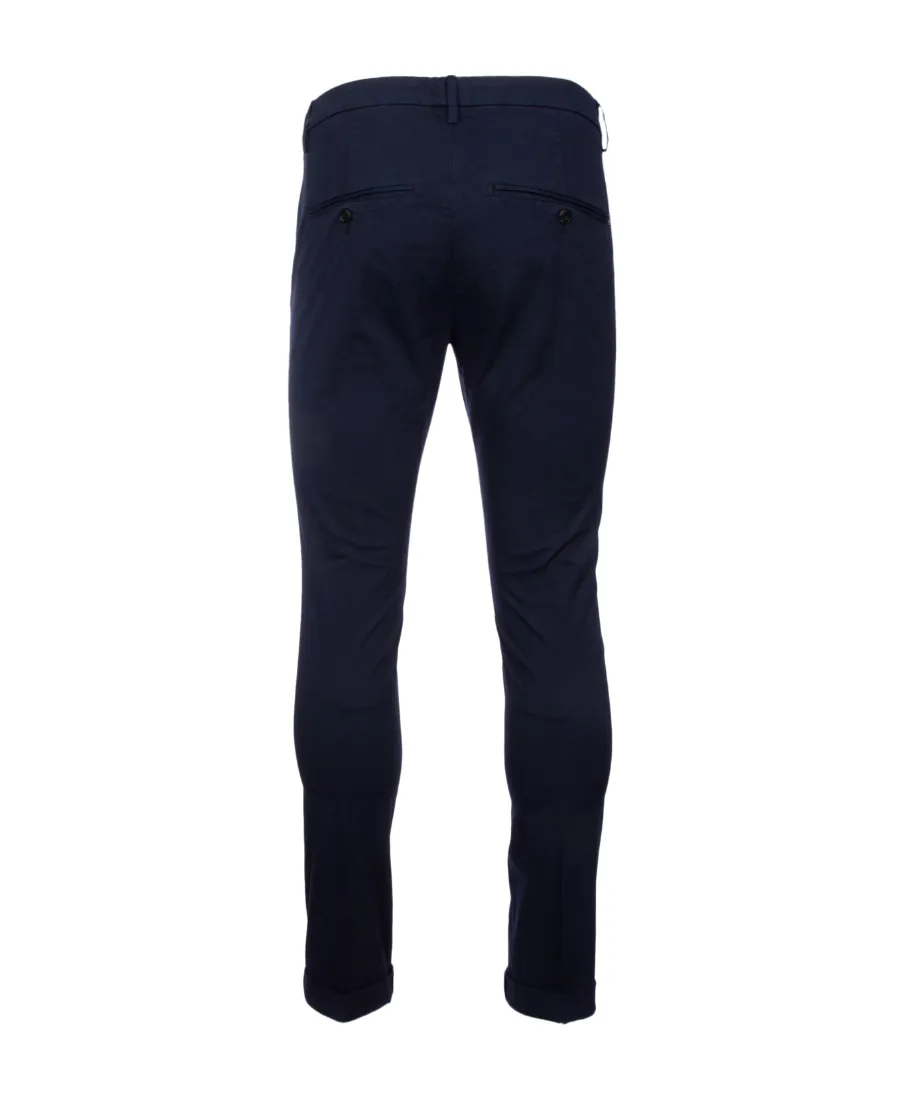 Mid-Rise Straight Leg Trousers