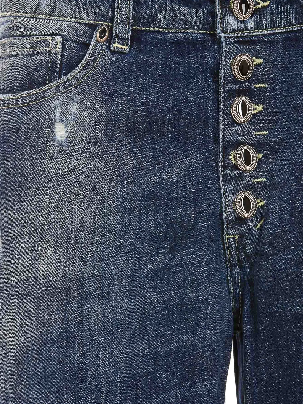 Distressed Crop Jeans
