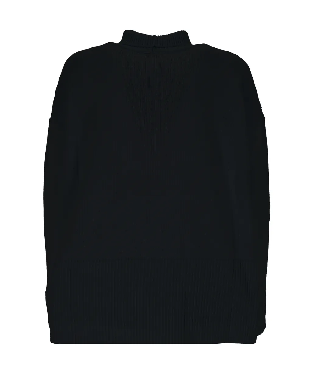 Roll-Neck Knitted Jumper