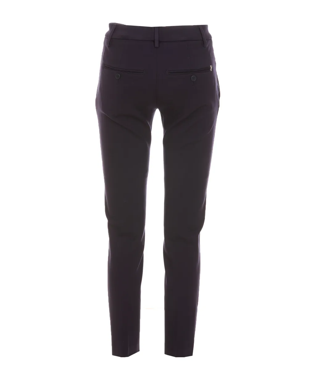Slim-Cut Cropped Trousers