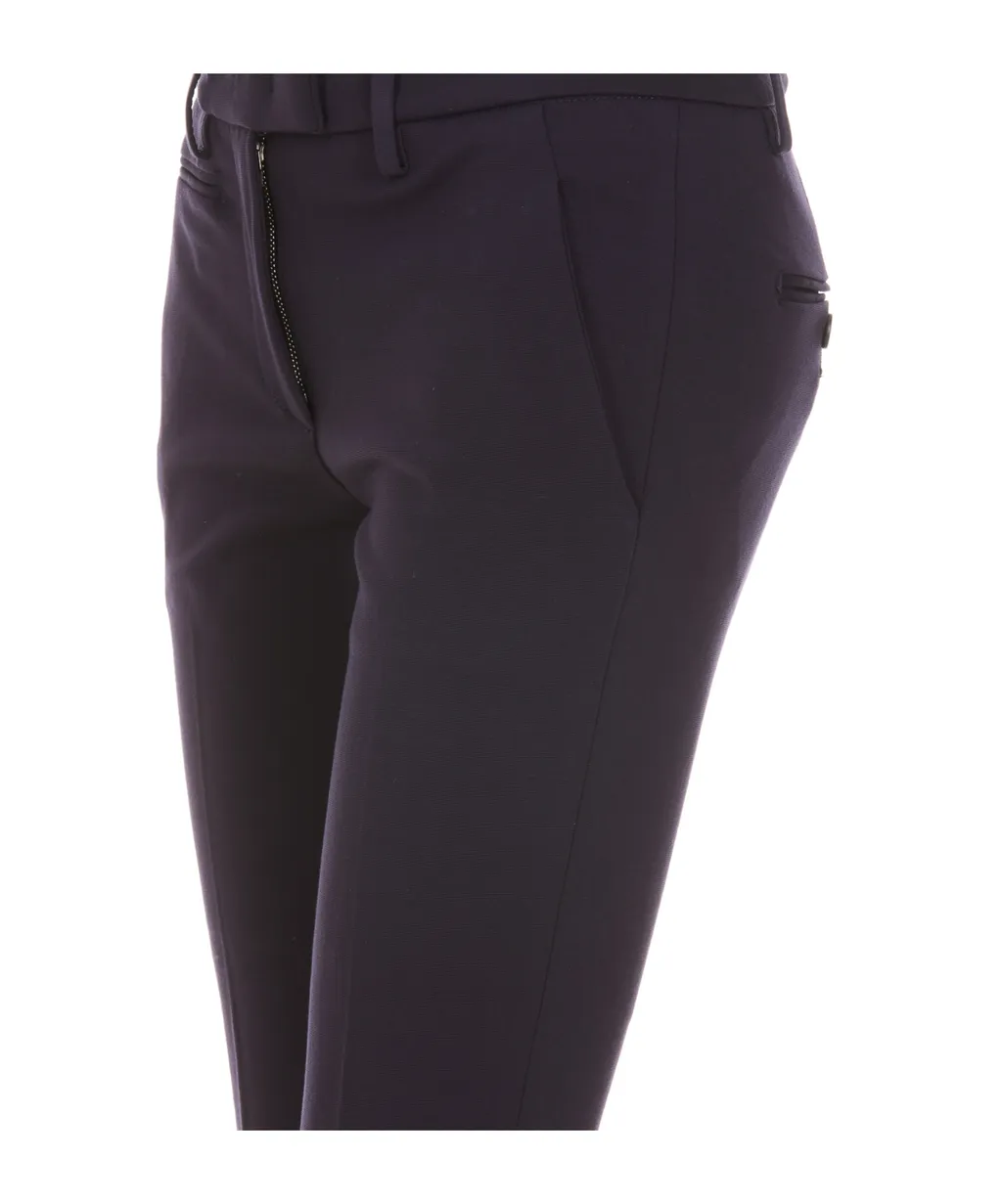 Slim-Cut Cropped Trousers