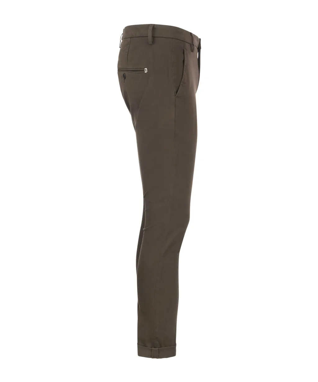 Mid Rise Slim Fit Trousers