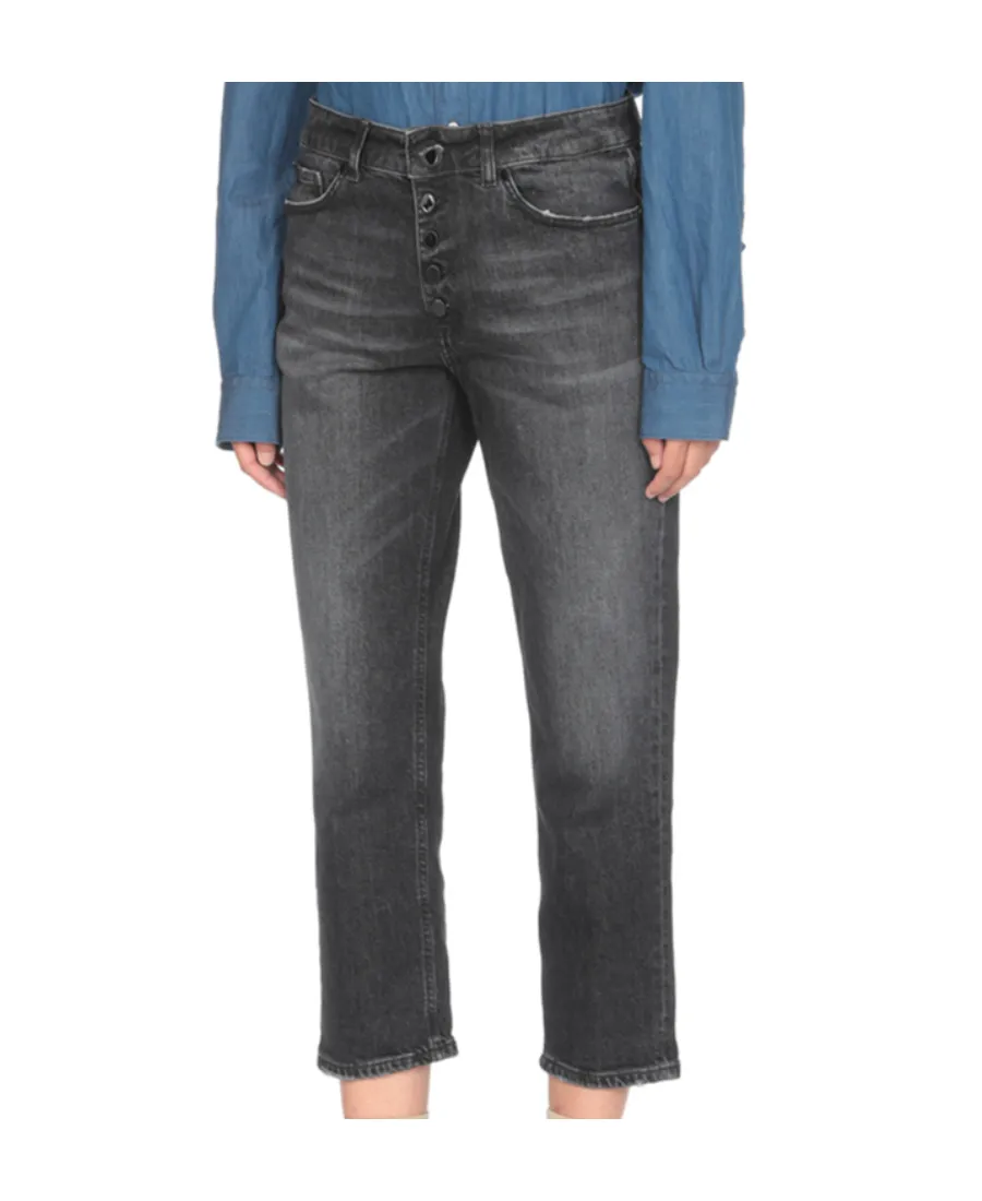 Straight-Leg Cropped Jeans
