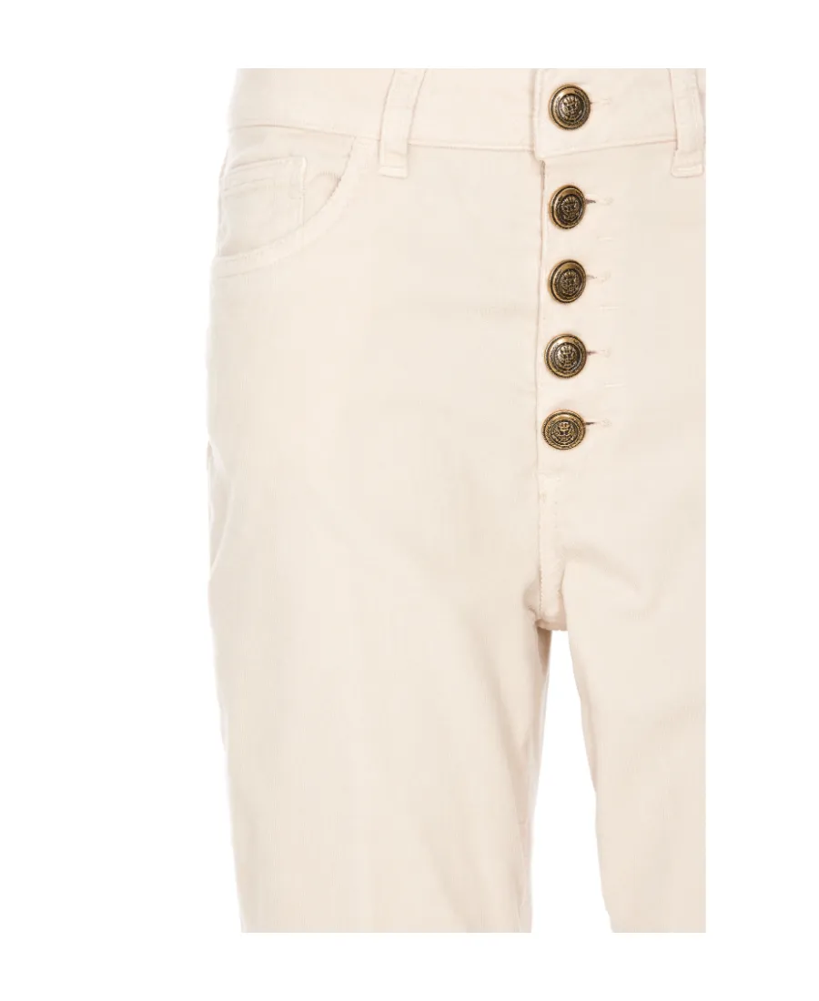 High-Waist Cropped Jeans
