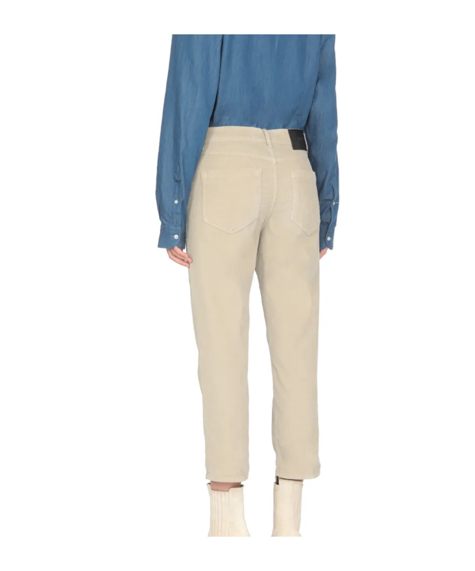 Logo-Patch Cropped Trousers