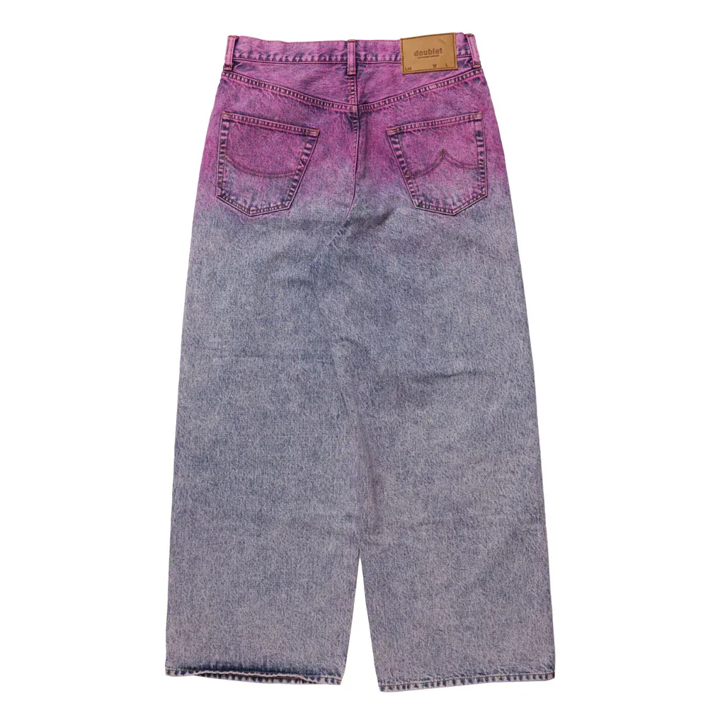 Anime Hand-Printing Jeans