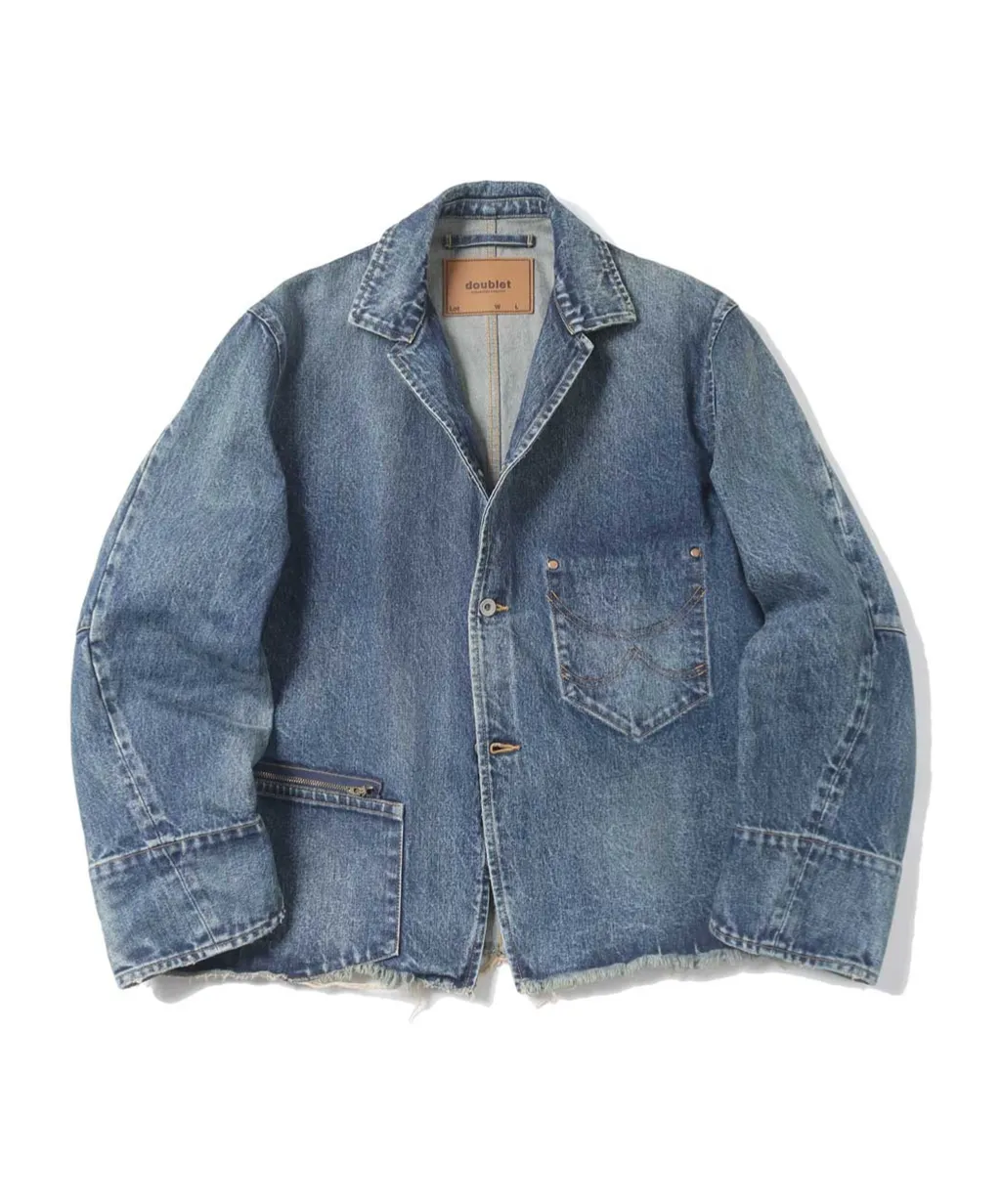 Used Finish Denim Jacket