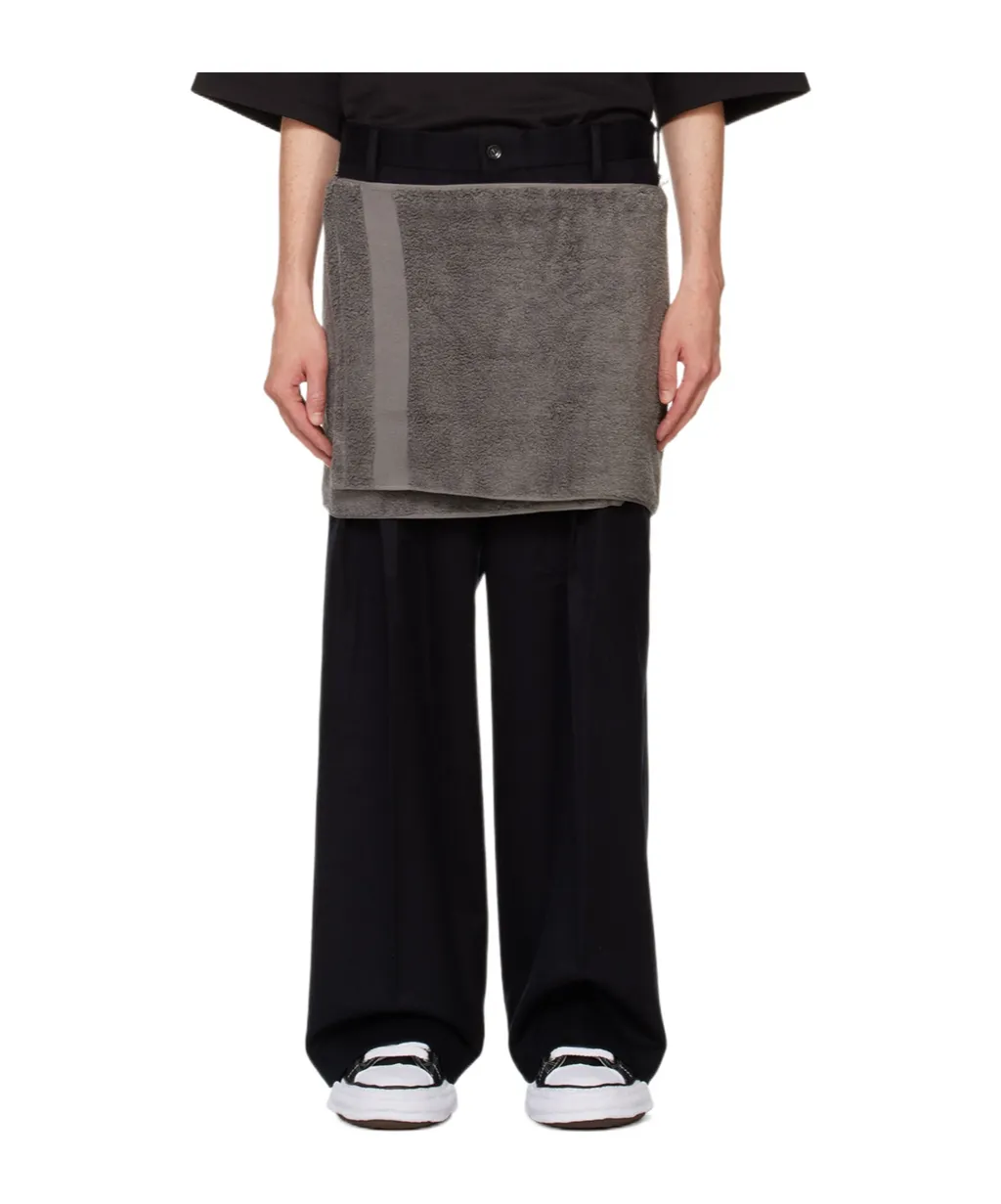 Onsen Towel Felted-Finish Trousers