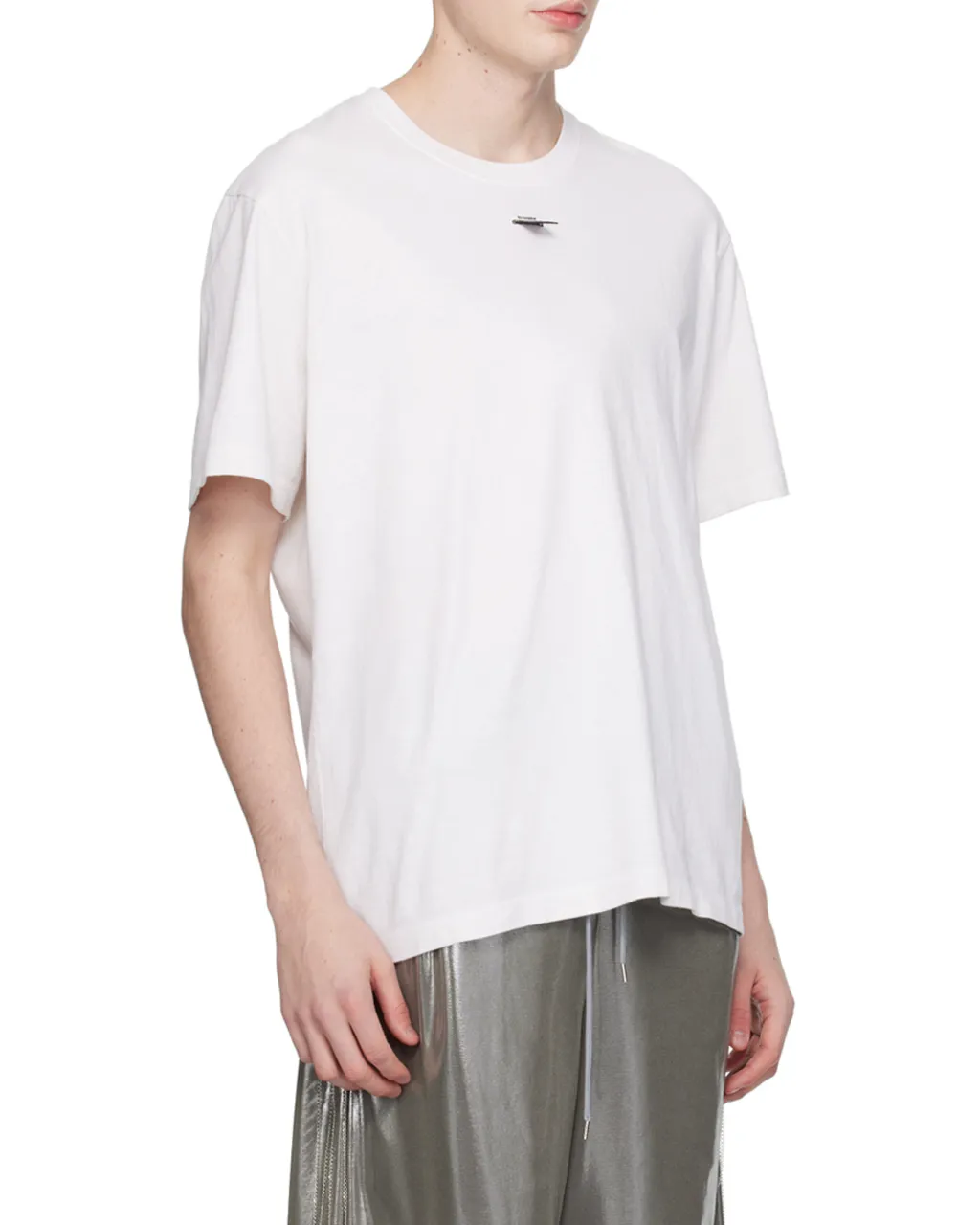 Sd Card-Appliqué Cotton T-Shirt