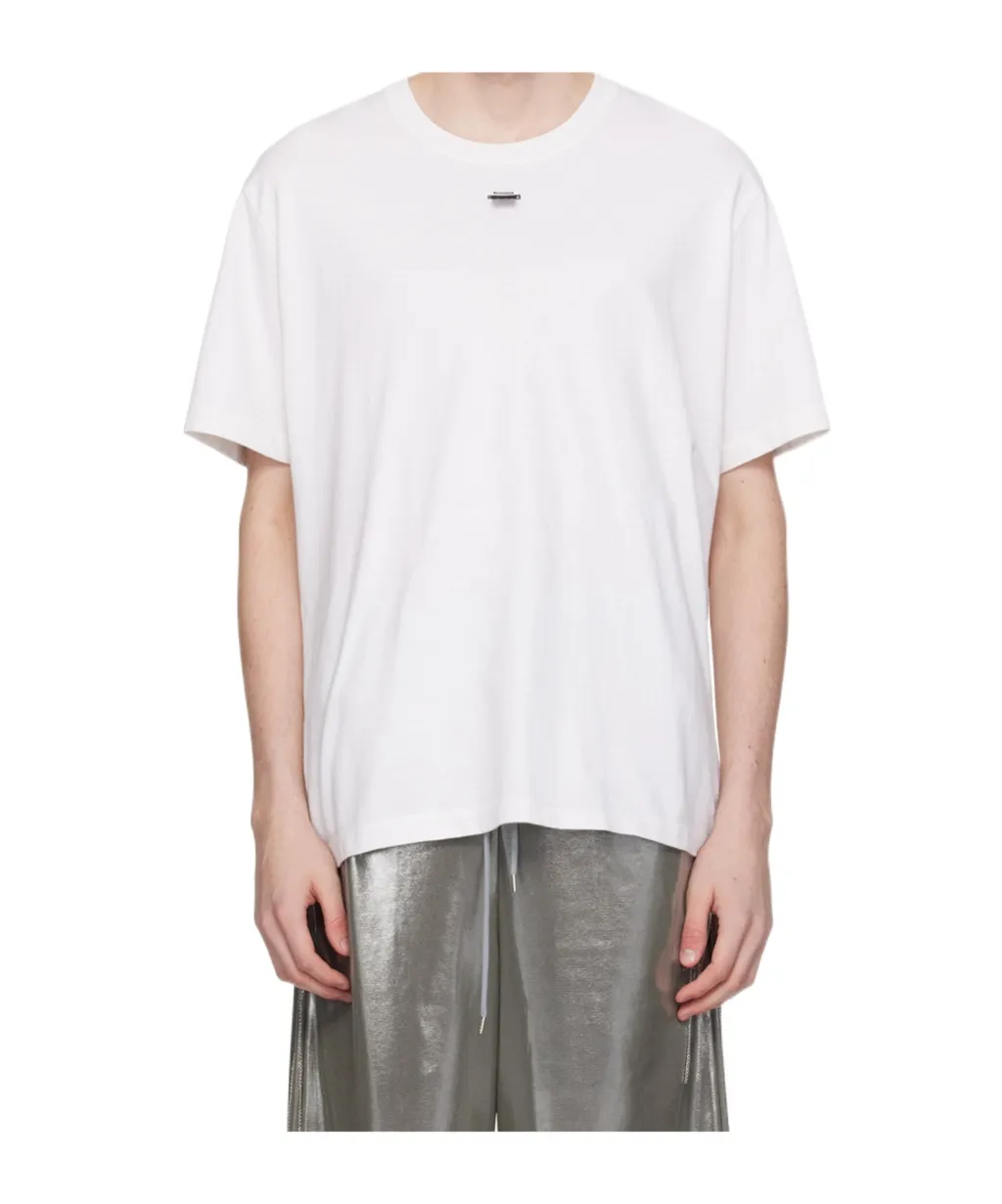 Sd Card-Appliqué Cotton T-Shirt