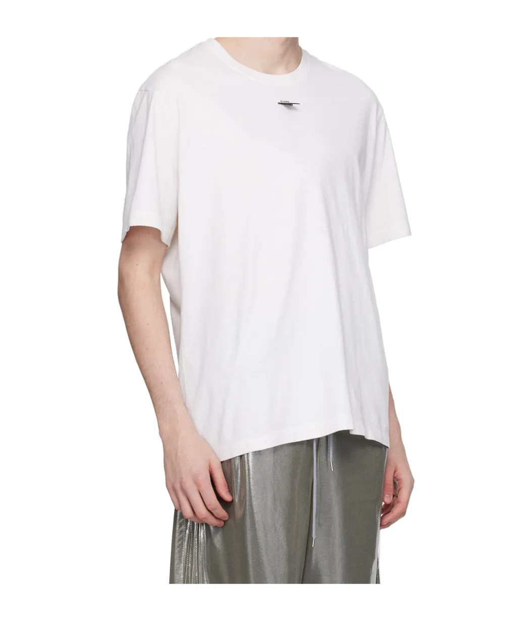 Sd Card-Appliqué Cotton T-Shirt