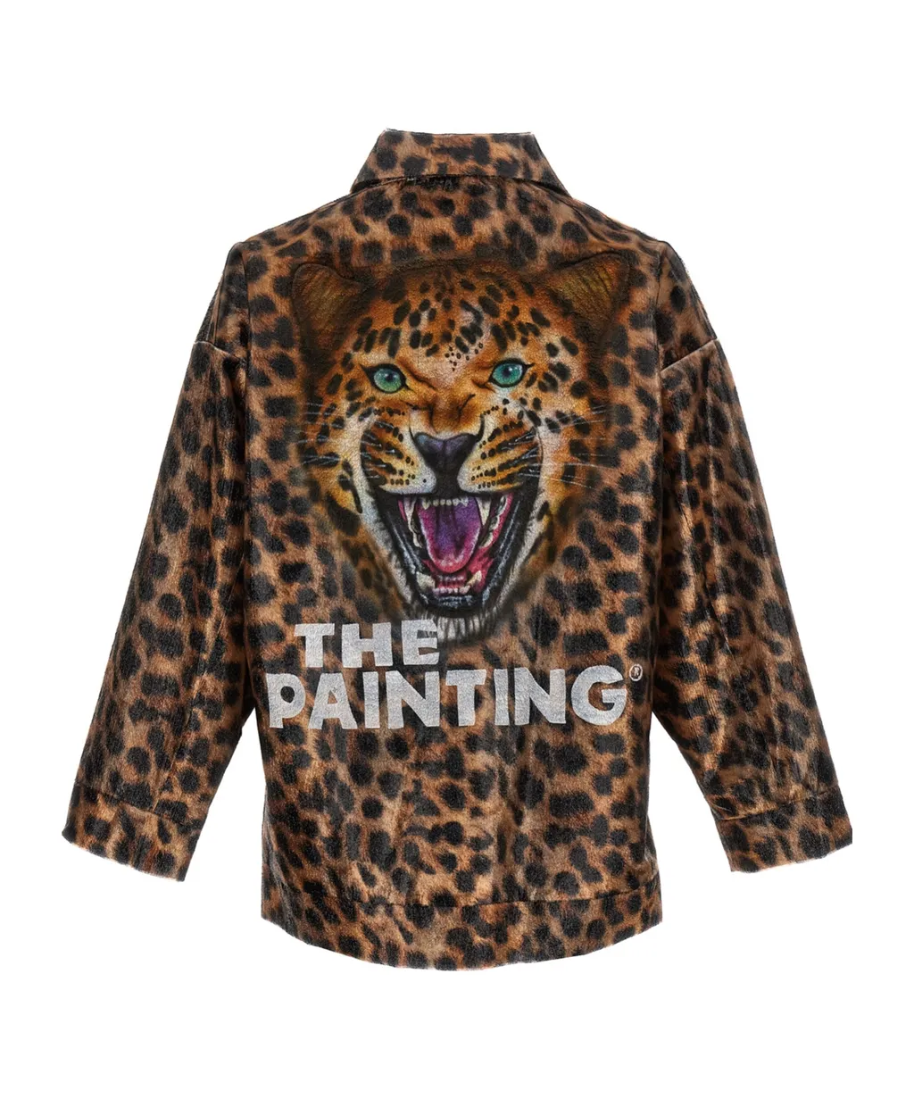 Leopard Print Casual Jacket