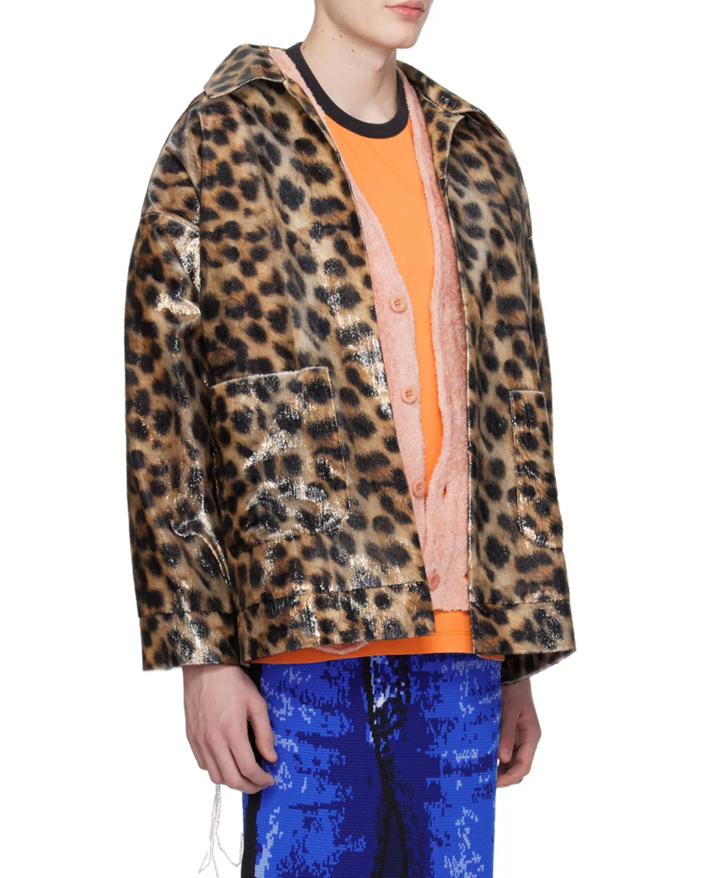 Leopard Print Casual Jacket