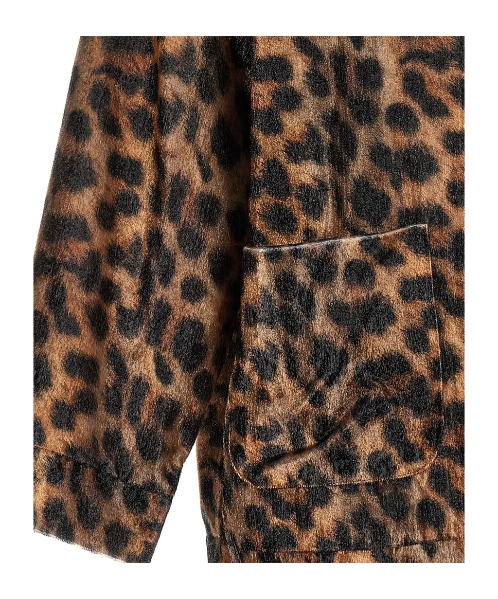 Leopard Print Casual Jacket