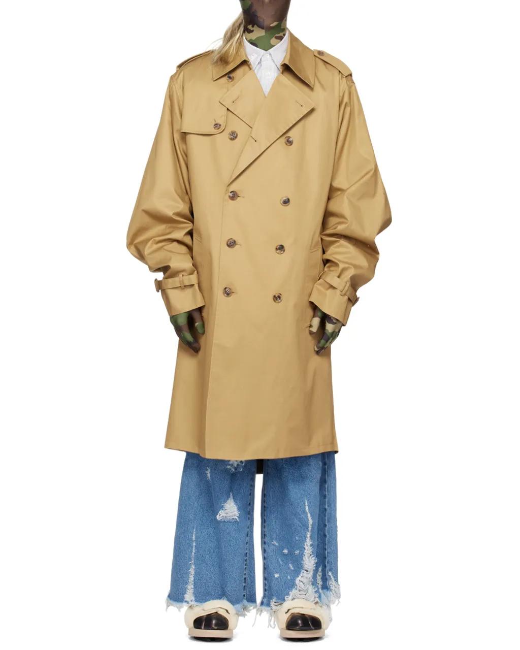 Double-Breasted Trench Coat