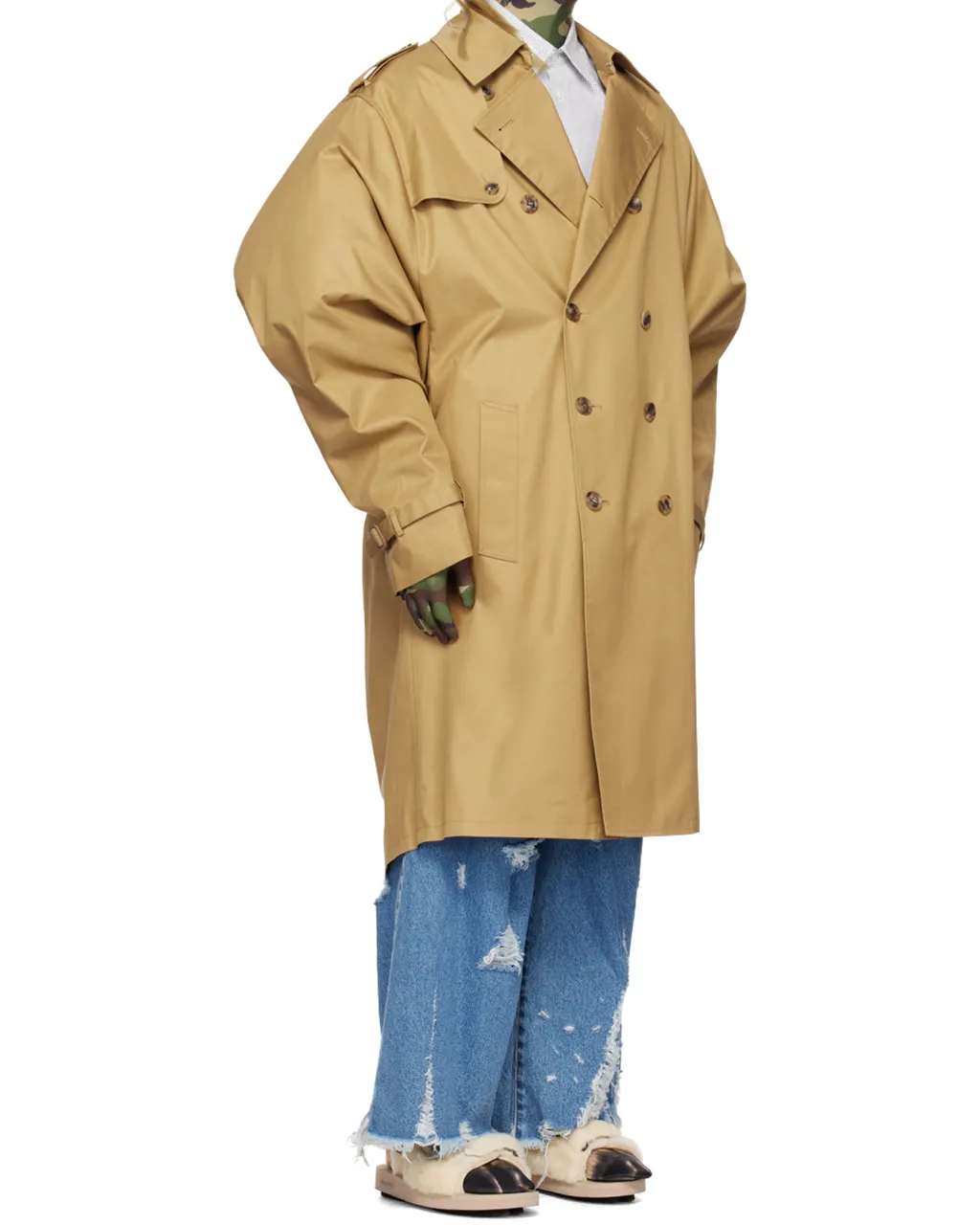 Double-Breasted Trench Coat
