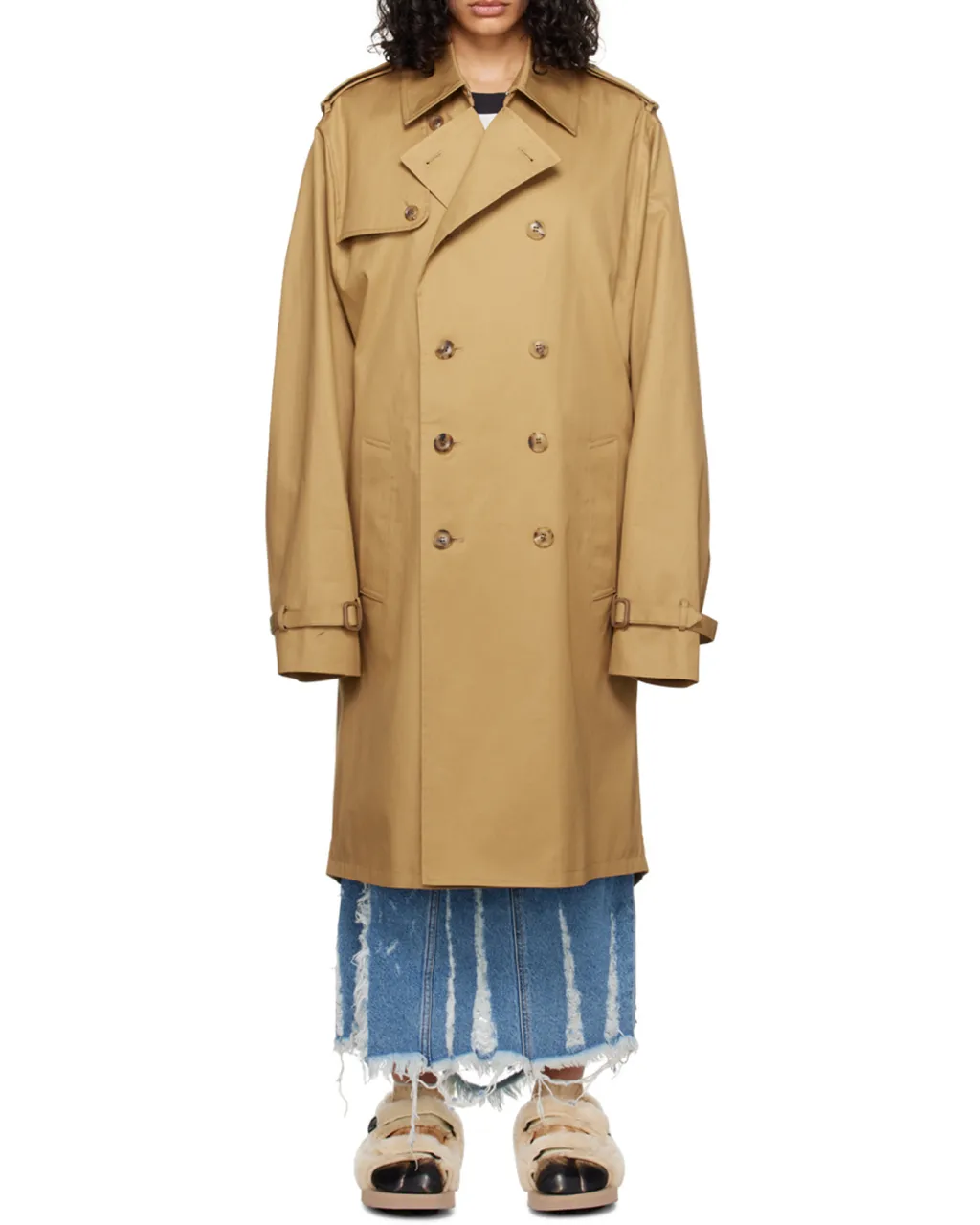 Double-Breasted Trench Coat