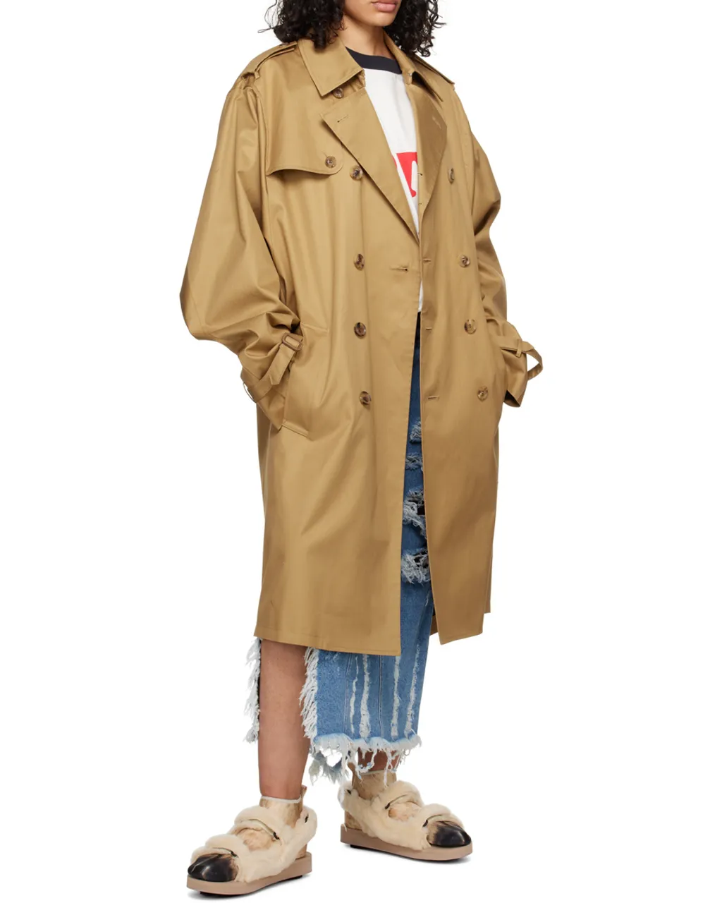Double-Breasted Trench Coat