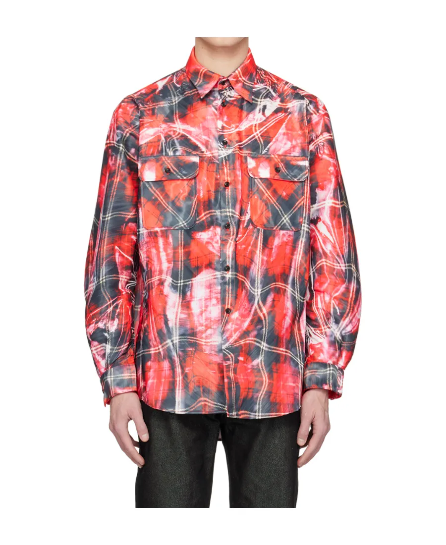 Mirage Check-Pattern Shirt