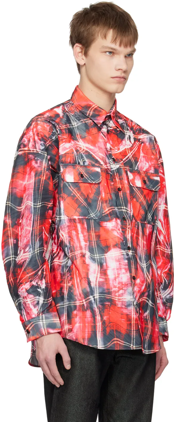 Mirage Check-Pattern Shirt