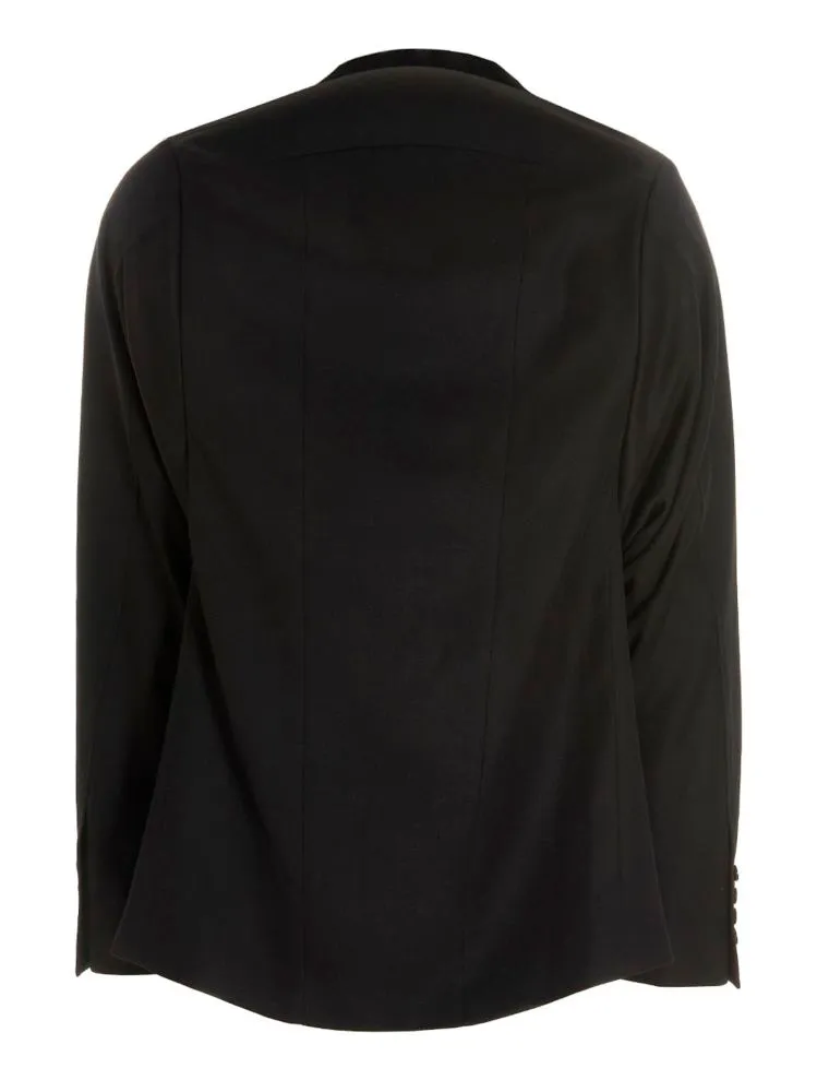 Single-Breasted Wool Blazer