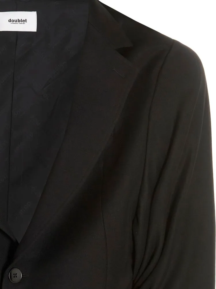 Single-Breasted Wool Blazer