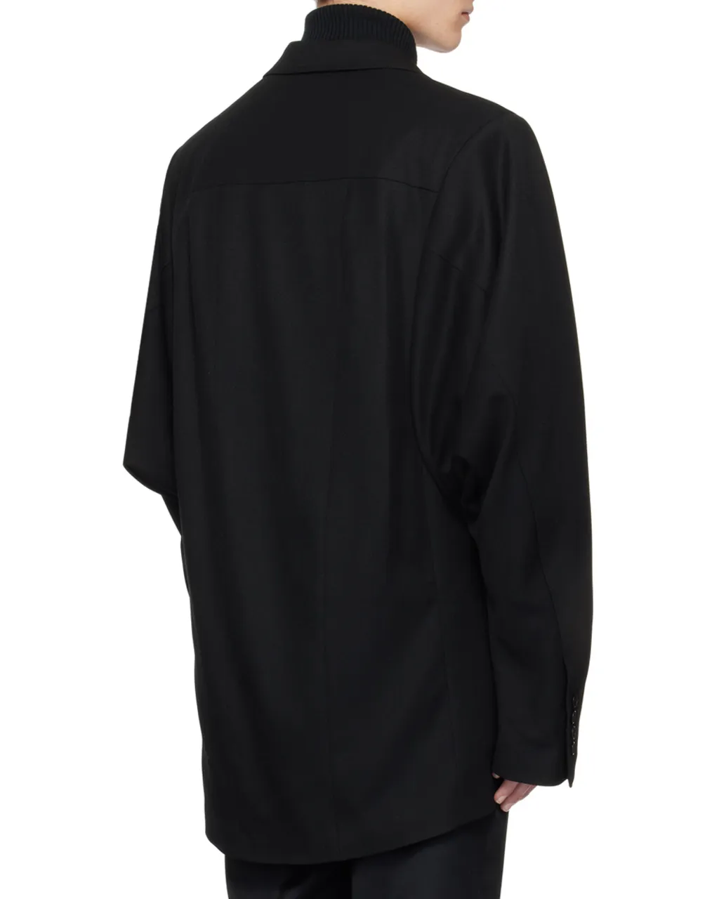 Single-Breasted Wool Blazer