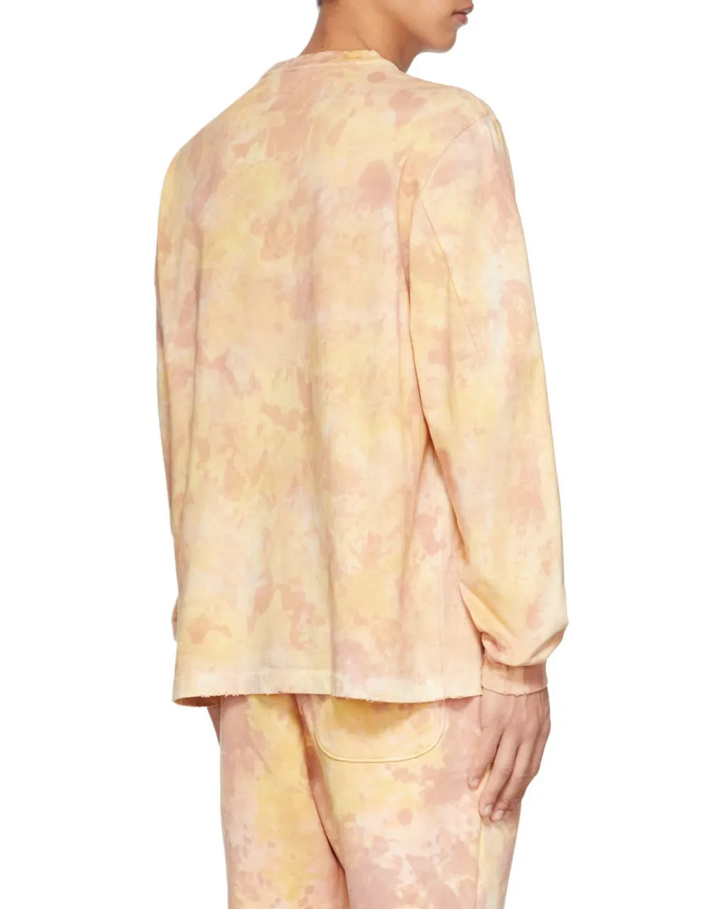 Tie-Dye Printed Long-Sleeved T-Shirt