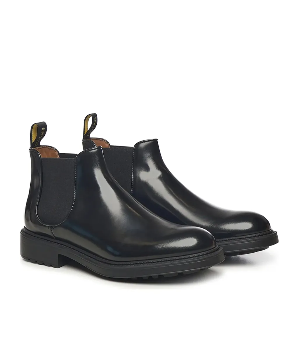 Elastic-Band Round Toe Boots