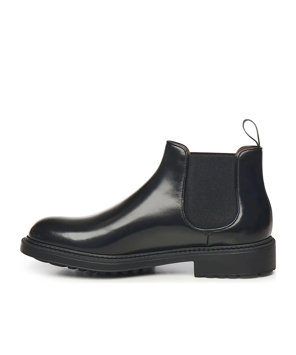 Elastic-Band Round Toe Boots