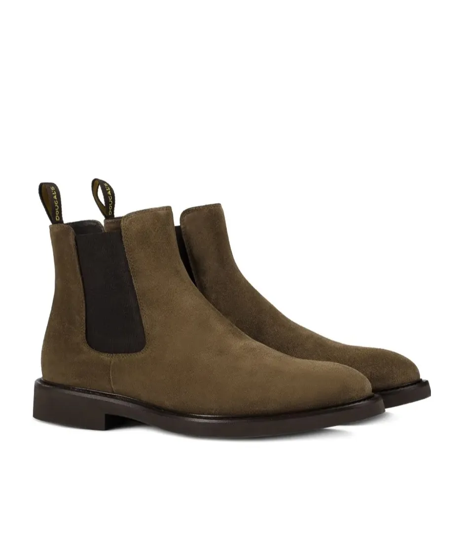Elasticated Suede Boots