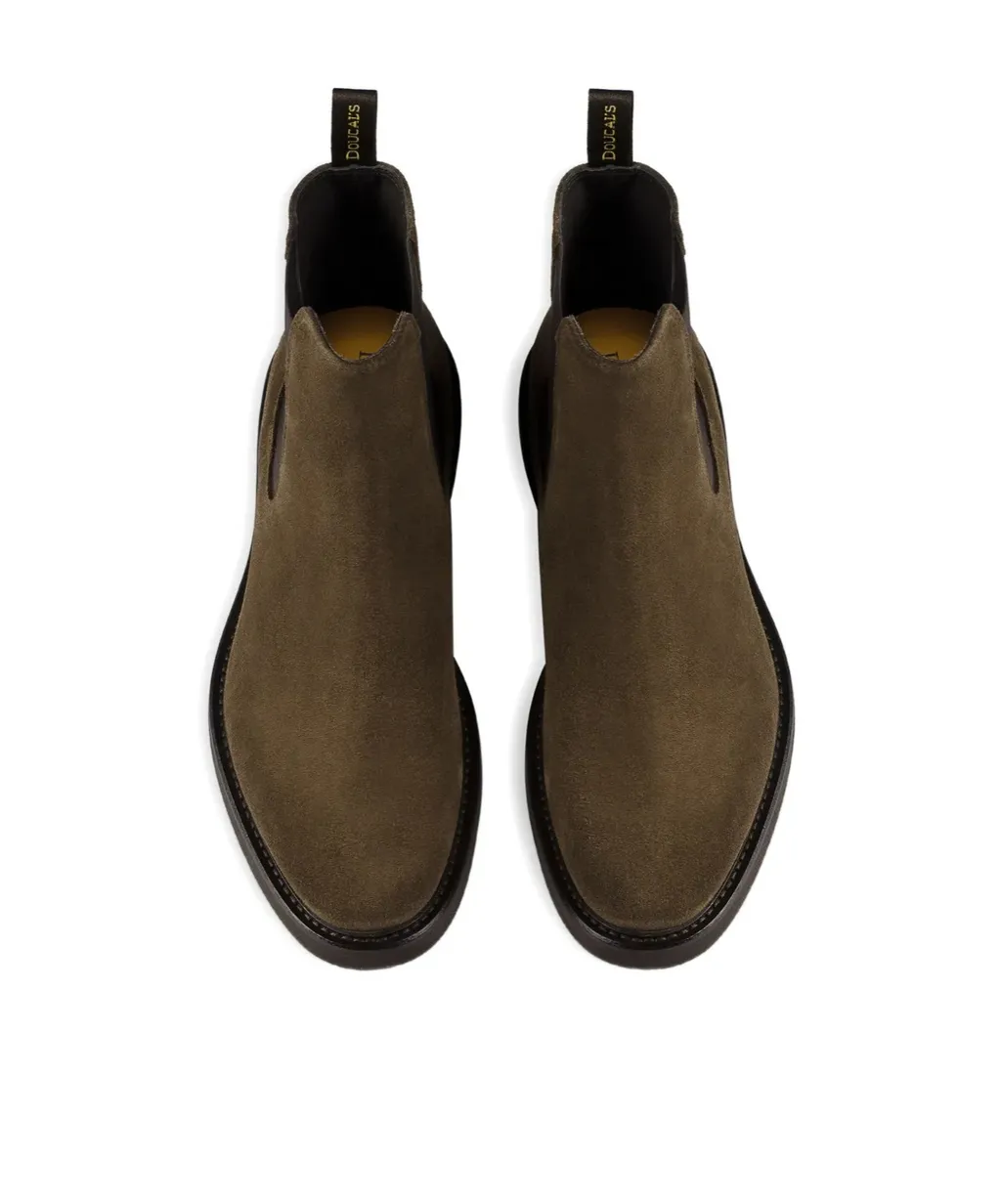 Elasticated Suede Boots