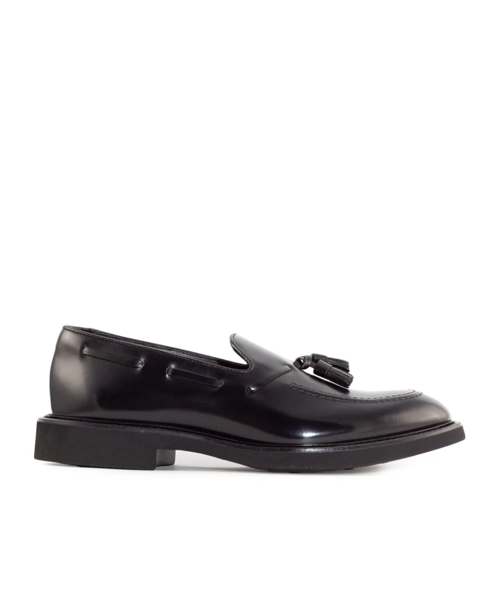 Tassel-Detailed Almond Toe Loafers