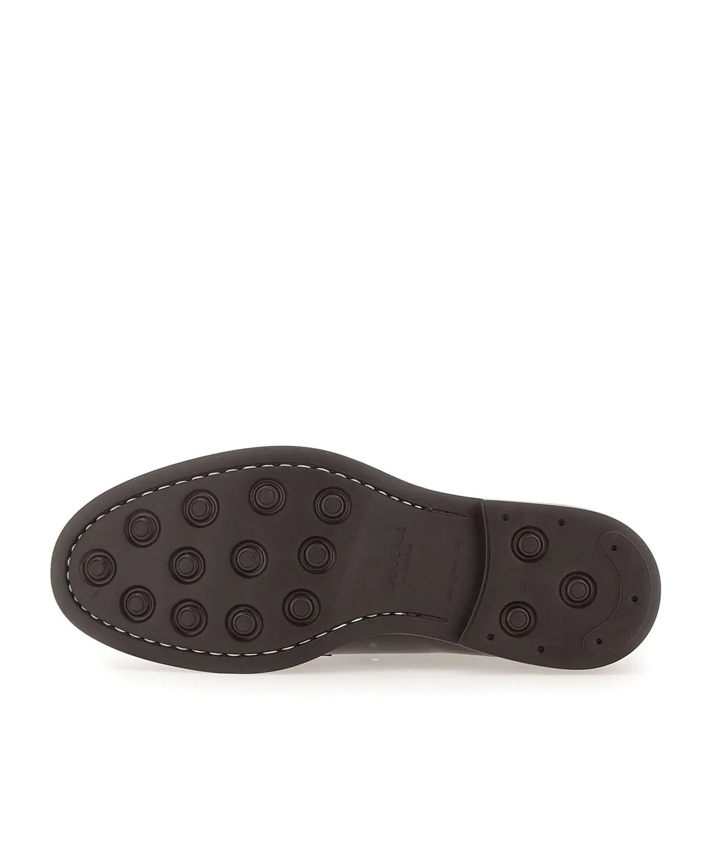 Round-Toe Lace-Up Derby Shoes