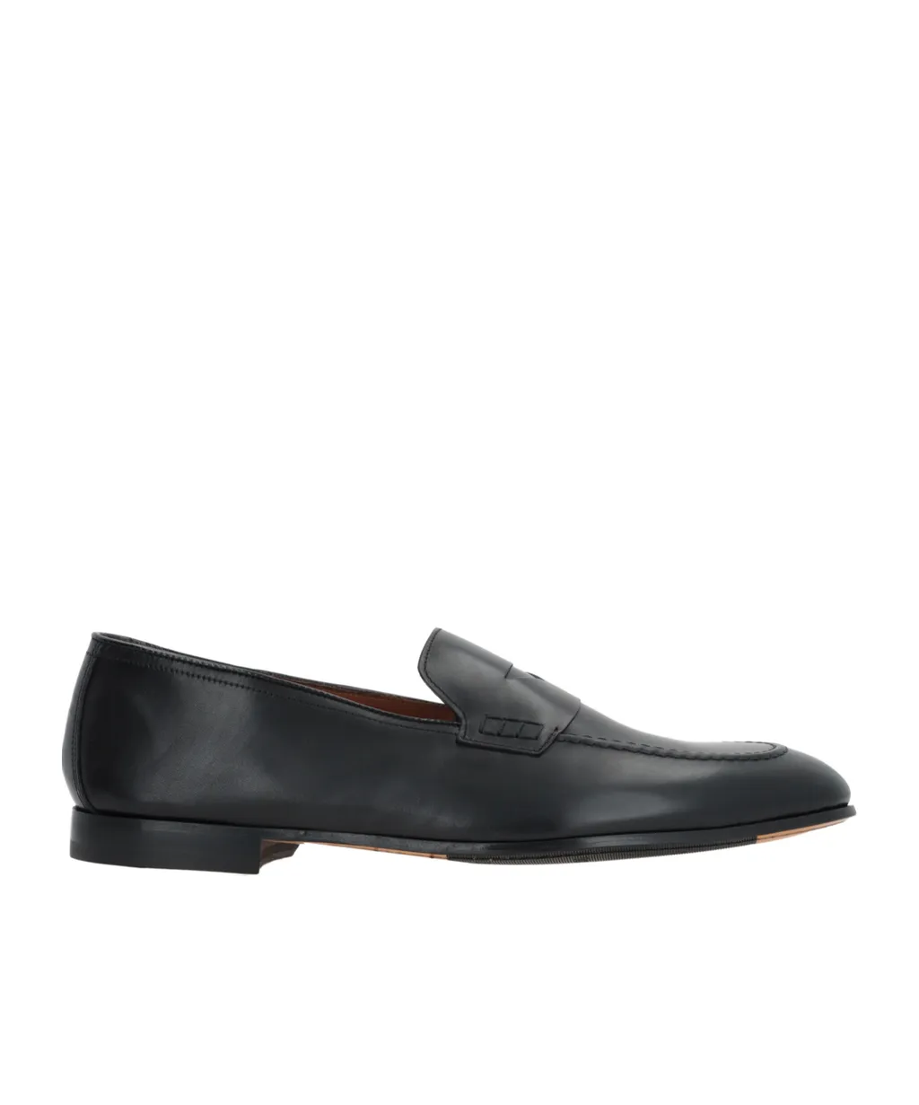 Penny-Slot Slip-On Loafers