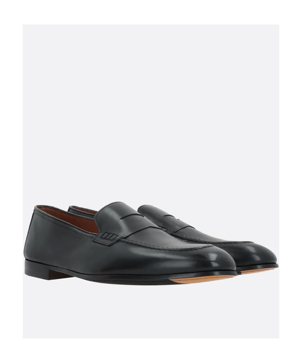 Penny-Slot Slip-On Loafers