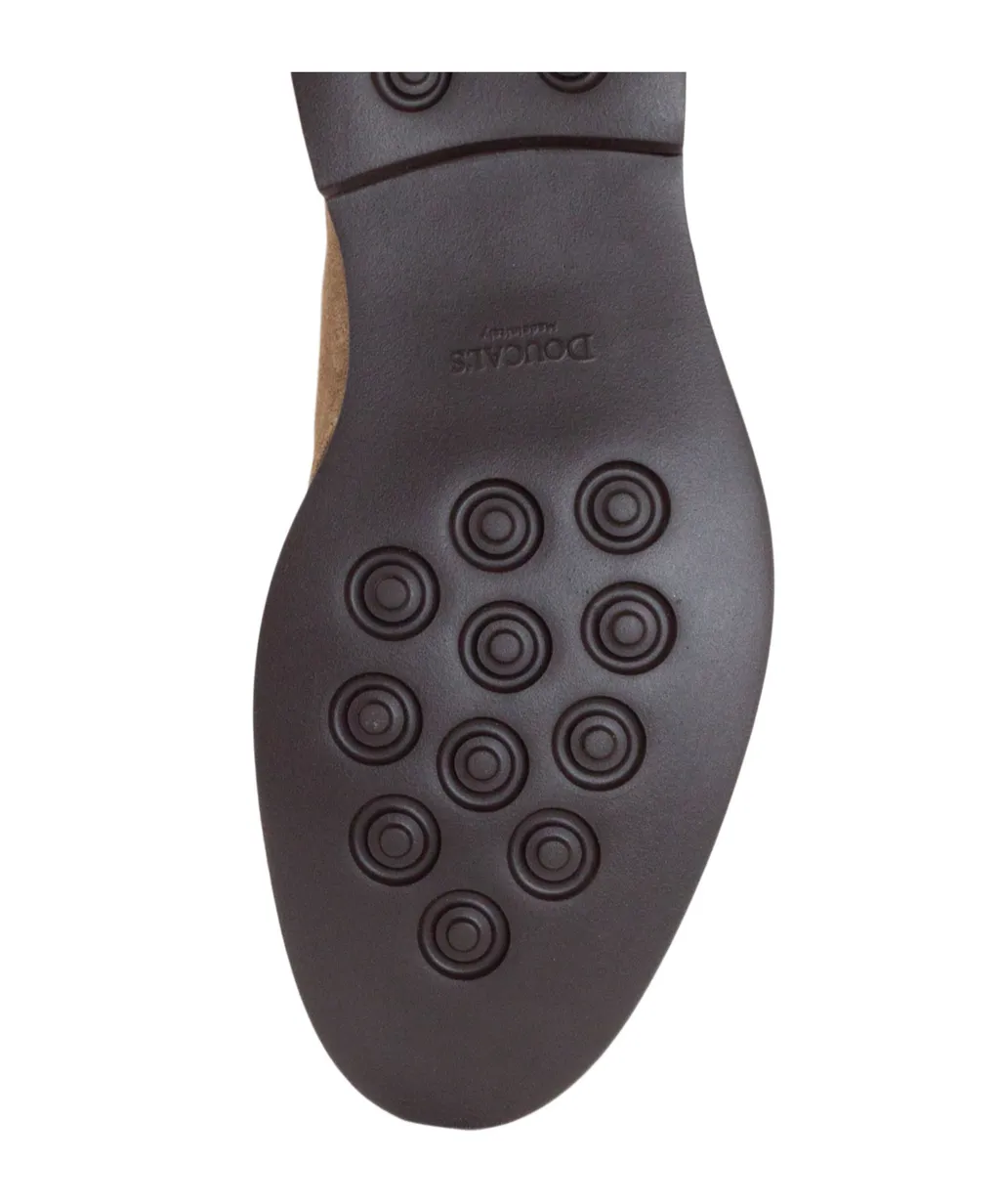 Lace-Up Suede Derby Shoes