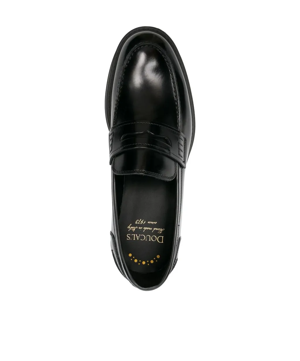 High-Shine Slip-On Loafers