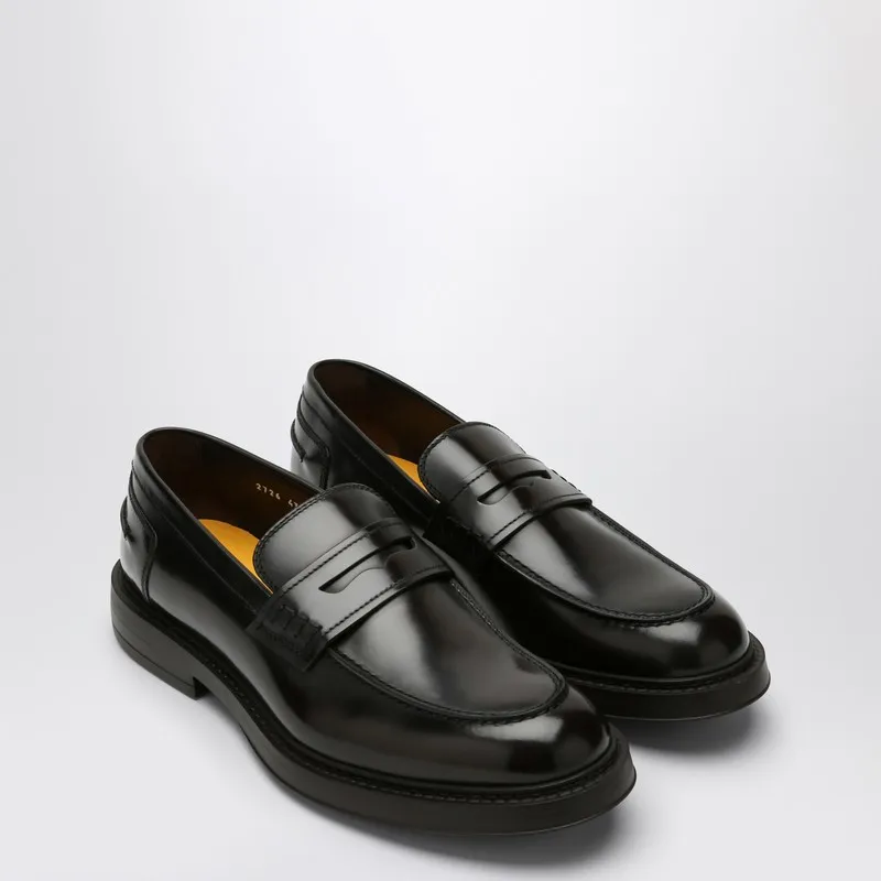 High-Shine Slip-On Loafers
