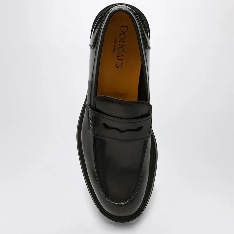 High-Shine Slip-On Loafers
