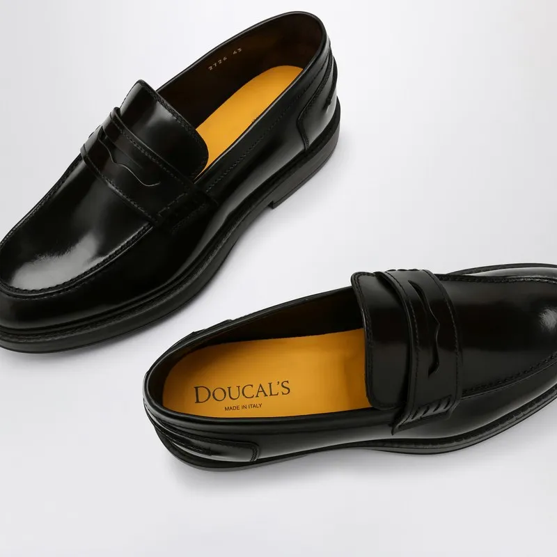 High-Shine Slip-On Loafers