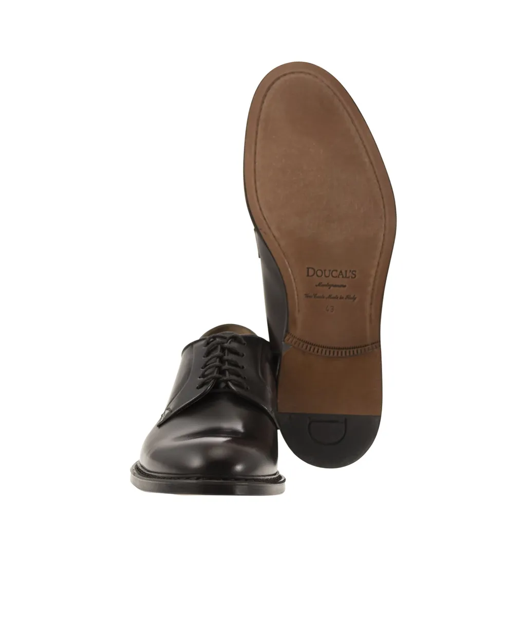 Almond Toe Lace-Up Derby Shoes