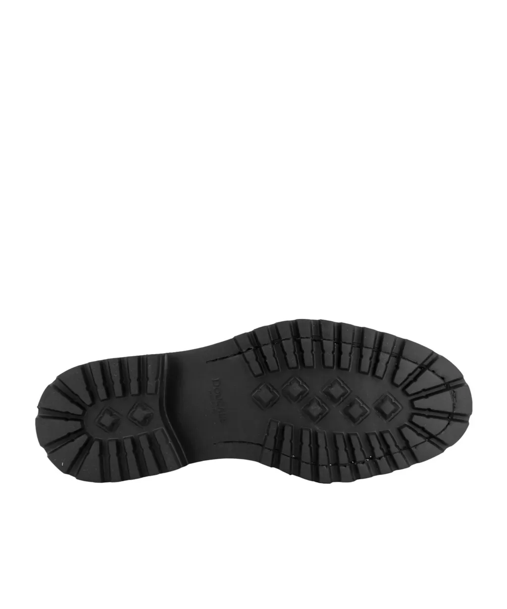 Two-Hole Round-Toe Lace-Up Shoes