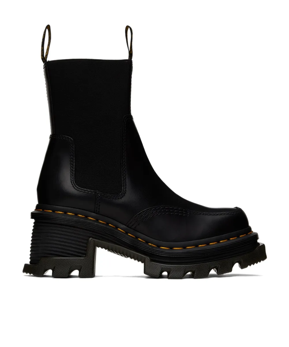 Corran Leather Heeled Chelsea Short Boots