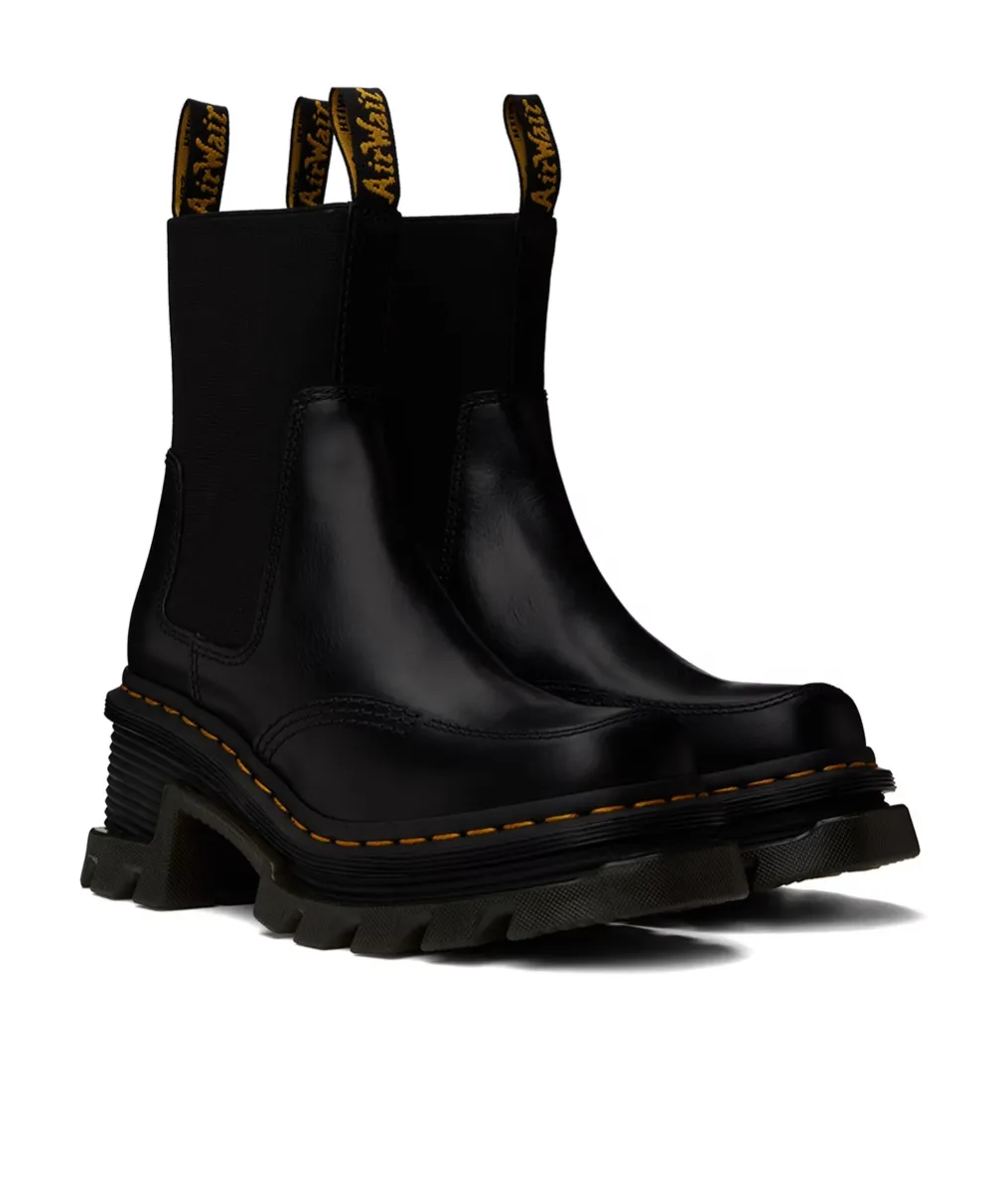 Corran Leather Heeled Chelsea Short Boots