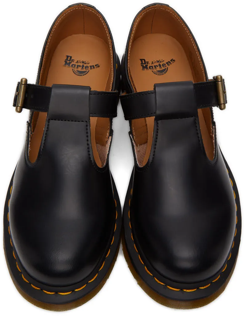 Polley Mary Jane Flat Shoes