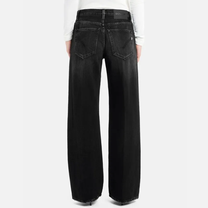 High-Waisted, Wide-Leg Jeans