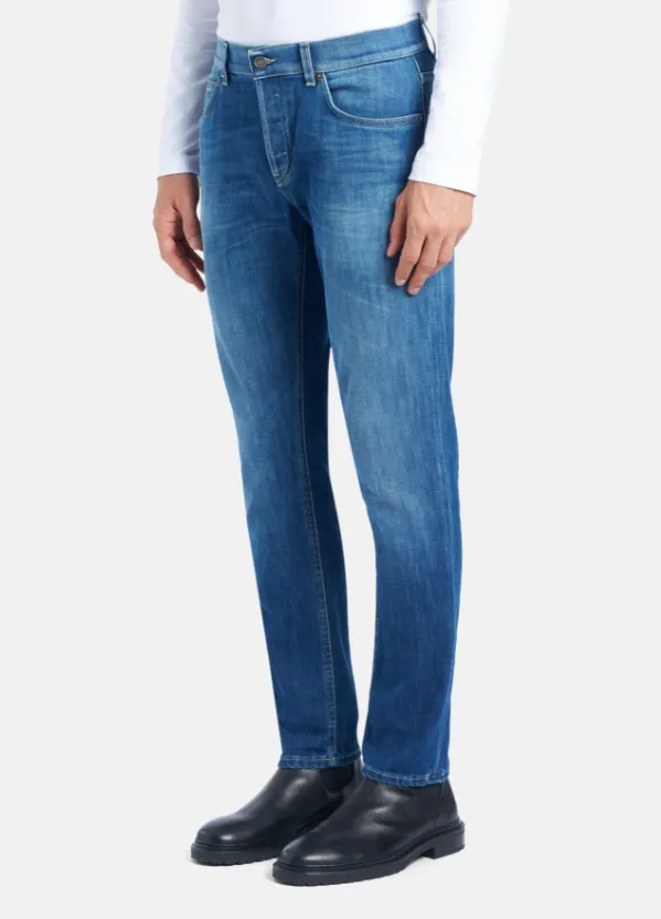 Mius Slim-Fit Jeans In Stretch Denim
