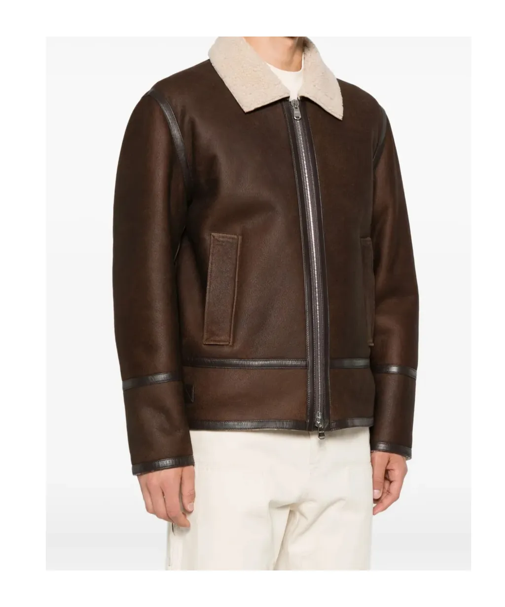 Shearling Collar Coat