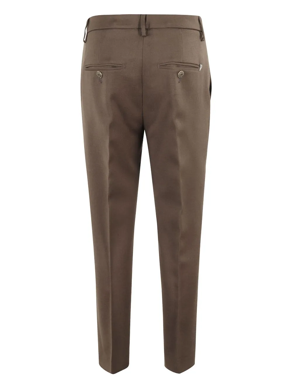 Brown Trousers With Buttons